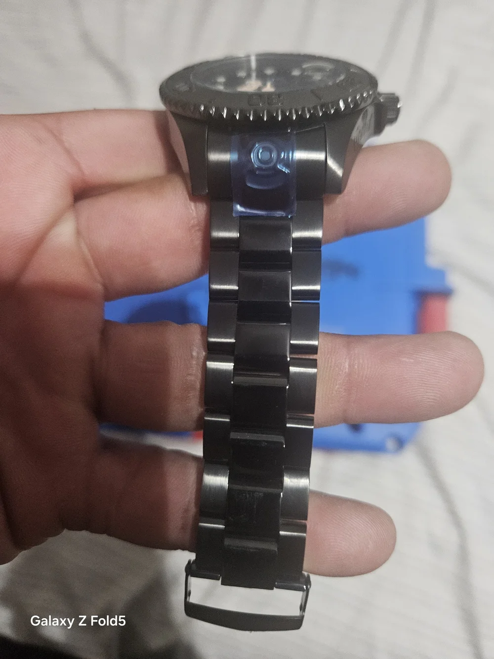 Invicta Black Stainless Steel Men’s Watch Popeye Dial 47mm Automatic W/ Case